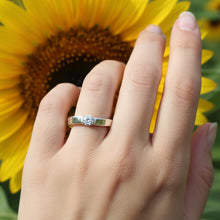 Charger l'image dans la galerie, Bague Enamorado – Alliance romantique en argent sterling 925
